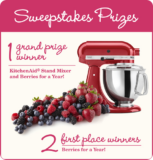Driscoll’s Raspberries… It’s Dessert Sweepstakes