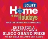 Lowe’s Spot The Differences Challenge