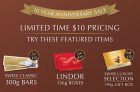 Lindt 10 Year Anniversary Sale