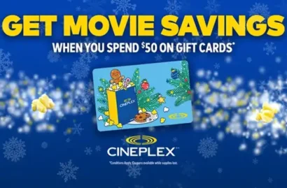 Cineplex Holiday Gift Bundle 2025