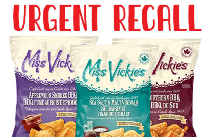 RECALL: Miss Vickie’s Potato Chips