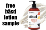 Free bāsd crème brûlée body lotion Samples