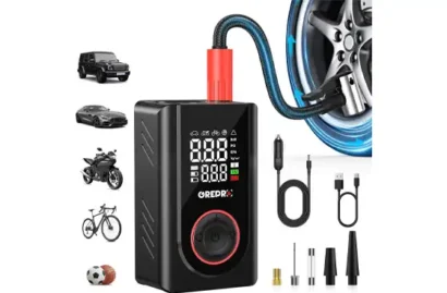 GREPRO 8-in-1 Tire Inflator Portable Air Compressor