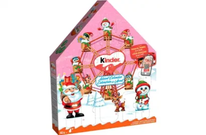 Kinder Advent Calendar Pink