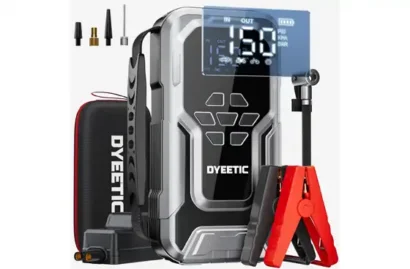 Dyeetic Portable Car Jump Starter with Air Compressor