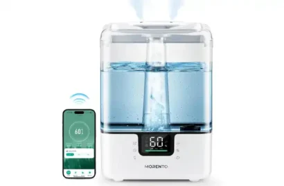 MERONTE 6L Cool Mist Top Fill Humidifier with Essential Oil Diffuser