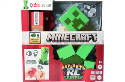 Mattel Minecraft Exploding RC Creeper with Lights & Sounds