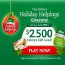 Sobeys Holiday Helping Giveaway