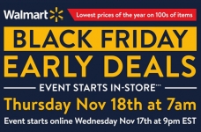 Walmart Black Friday Early Deals Sale