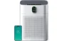 MORENTO Smart Air Purifier for home Large Rooms up to 1076 ft², Wi-Fi and Alexa compatible, PM2.5 Air Quality Display, Auto Mode, Quiet Mode 24dB, HEPA Filter Removes Dust, Pollen, Smoke (White)