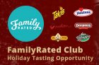 FamilyRated Holiday Tasting Opportunity