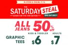 Today Only! Jeans, Tees & Cozy Grippers