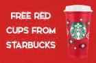 Starbucks is Giving Away Free Reusable Red Cups