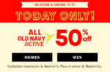 Today Only! Half Off Active Wear