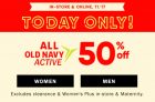 Today Only! Half Off Active Wear