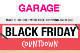 Garage Black Friday Countdown Deals