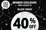 The Body Shop Black Friday Early Access