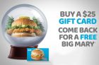 Buy A Mary Brown’s Gift Card, Get a Free Big Mary