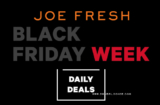 Joe Fresh Countdown to Black Friday Deals