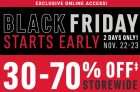 Mark’s Black Friday Starts Early – Up to 70% Off
