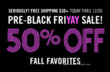 Forever 21 Pre-Black Friday Sale