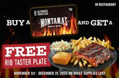 Montana’s Gift Card Bonus Offer