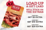 Mr Sub Holiday Gift Card Bonus