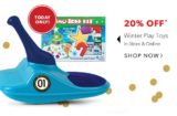 Indigo – 20% off Winter Toys