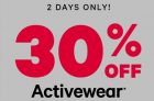 Save 30% off Joe Fresh Activewear