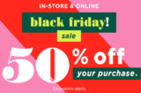 Old Navy Save 50% Off Everything for Black Friday