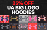 Under Armour 25% off Big Logo Hoodie