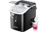 EUHOMY Nugget Ice Maker Countertop with Handle