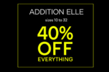 Save 40% Off Everything at AdditionElle for Black Friday