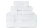 Gogreen White Bath Towel Sets of 6 Pieces