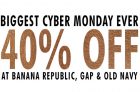 GAP, Old Navy & Banana Republic Cyber Monday Sale