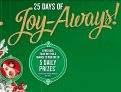The Body Shop – 25 Days of  Joy-Aways