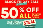 Save Up to 50% at Old Navy + One Day Deals