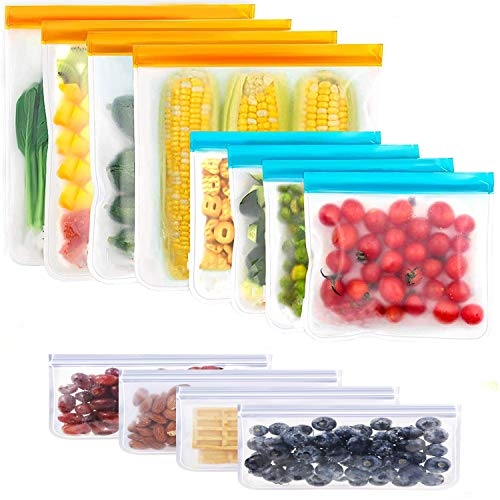 12 Pack Reusable Sandwich & Snack Bags