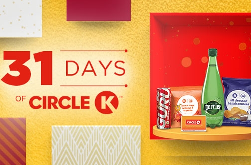 Circle K Contests | 31 Days of Circle K + Drink. Snack. Score.