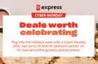 PC Express Cyber Monday PC Optimum Bonus Offer