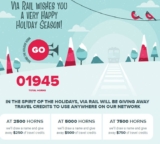 Via Rail Holiday Card Contest