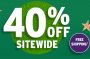 40% off Sitewide!
