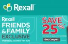 Rexall Friends & Family Coupon