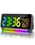 Samshow 120db Super Loud Alarm Clocks for Heavy Sleepers, Large LED Display