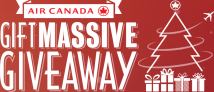 Air Canada Giftmassive Giveaway
