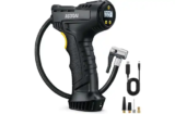 AstroAI 150PSI Portable Handheld Tire Pump Digital with LED Light and 4 Adaptors