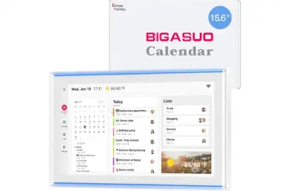 BIGASUO 15.6″ Full HD Touchscreen Family Smart Planner