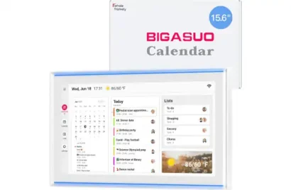 BIGASUO 15.6″ Full HD Touchscreen Family Smart Planner