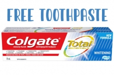 Free Colgate Toothpaste