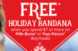 Milk-Bone & Pup-peroni Free Holiday Bandana Offer